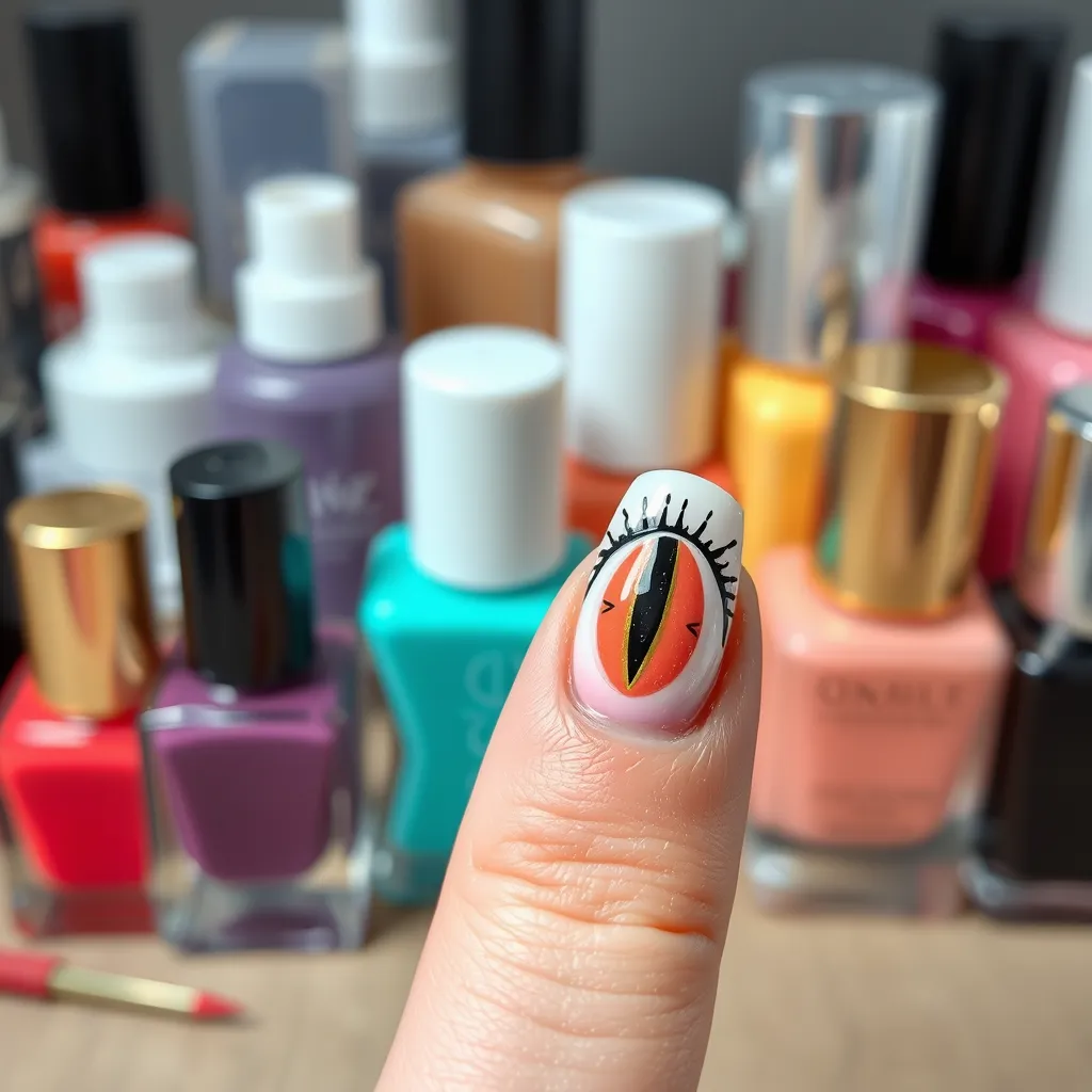 Jakie wzory na paznokciach kocie oko są teraz modne?